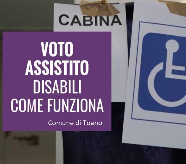 ESERCIZIO DEL DIRITTO DI VOTO DA PARTE DI ELETTORI NON DEAMBULANTI E/O PORTATORI DI DISABILITA’